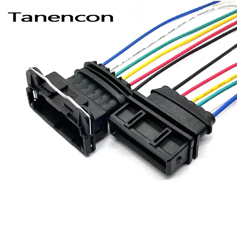 1 Set 6 Pin Automobile Waterproof Connector Male Female Air Flow Sensor Plug 282236-2 282767-2 for VW Accelerator Pedal Position
1 Set 6 Pin Automobile Waterproof Connector Male Female Air Flow Sensor Plug 282236-2 282767-2 for VW Accelerator Pedal Position