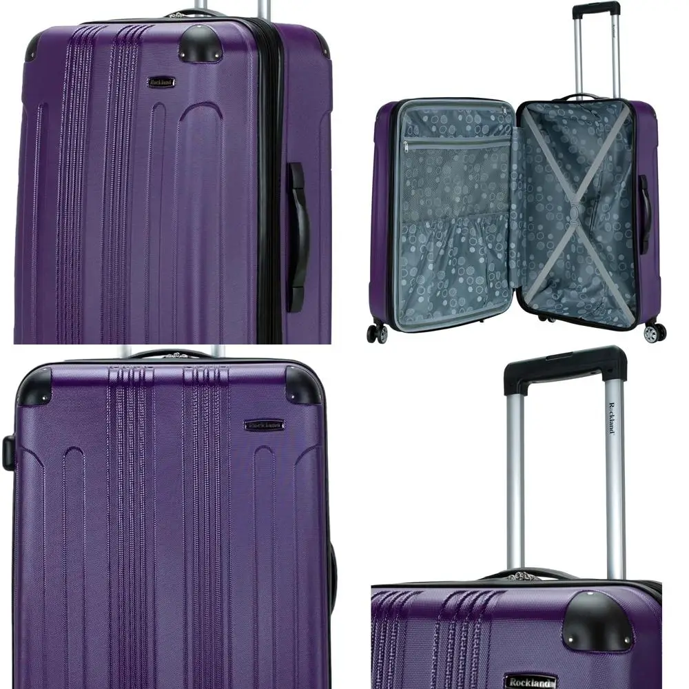 Purple Large 28-Inch Rockland Expandable Hardside Spinner Luggage
Purple Large 28-Inch Rockland Expandable Hardside Spinner Luggage