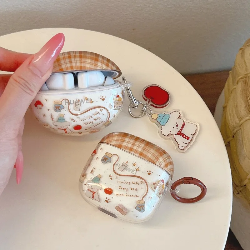 Cute Cartoon Puppy Cake Gloves Graffiti With Pendant TPU Protective Earphone Cover Case for Huawei FreeBuds SE2 SE3 FreeClip 2
Cute Cartoon Puppy Cake Gloves Graffiti With Pendant TPU Protective Earphone Cover Case for Huawei FreeBuds SE2 SE3 FreeClip 2