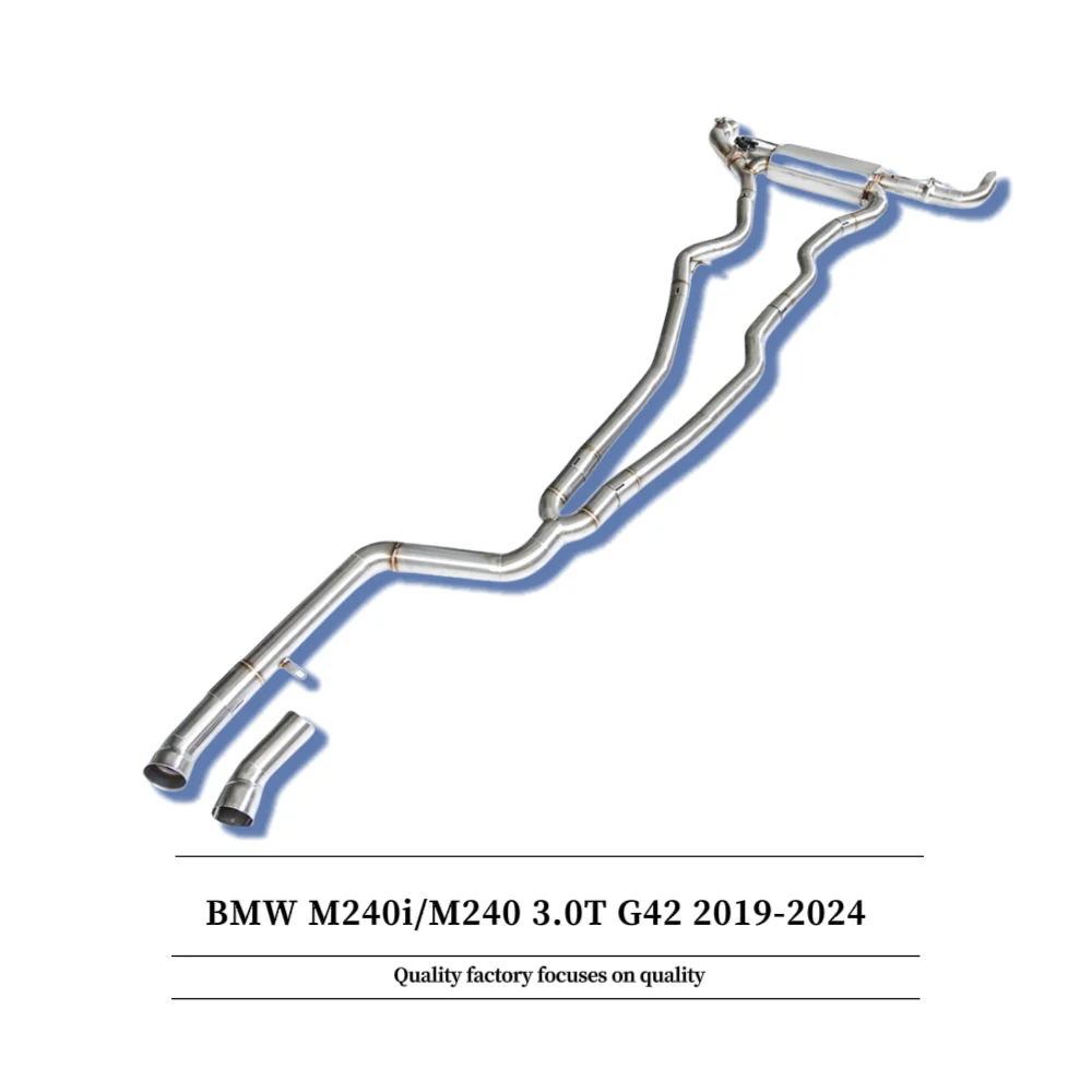 Подходит для BMW M240i/M240 3.0T G42 2019-2024, труба из нержавеющей стали, оригинальная водосточная труба с одним клапаном, задняя выхлопная система Cat
Подходит для BMW M240i/M240 3.0T G42 2019-2024, труба из нержавеющей стали, оригинальная водосточная труба с одним клапаном, задняя выхлопная система Cat
