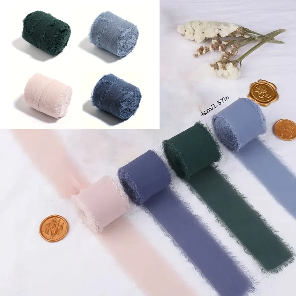 5M Sheer Chiffon Ribbon Lace Ribbon Wholesale DIY Handmade Material Gift Wrapping Holiday Party Decoration Flower Bandage Flower
5M Sheer Chiffon Ribbon Lace Ribbon Wholesale DIY Handmade Material Gift Wrapping Holiday Party Decoration Flower Bandage Flower