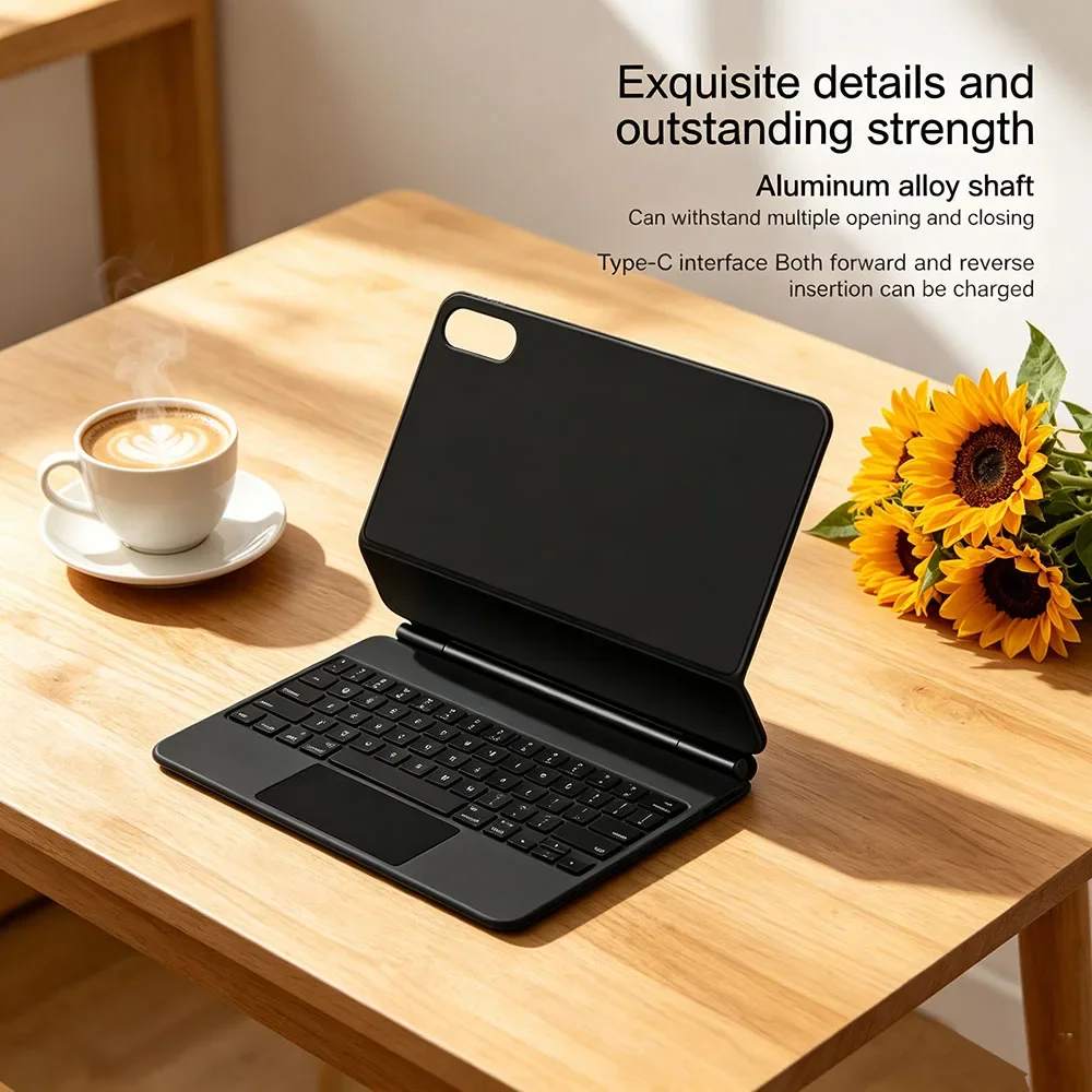 Stylish Elite TouchPad Magic Keyboard Backlit Smart Cover for IPad A16 11 Inch IPad 10th Gen 10 9 IPad 11th Gen
Stylish Elite TouchPad Magic Keyboard Backlit Smart Cover for IPad A16 11 Inch IPad 10th Gen 10 9 IPad 11th Gen