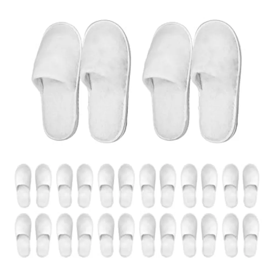 12 Pairs Disposable Slippers for Hotel Guests, Non Slip Comfortable Slippers for Women Men, Breathable Indoor Outdoor Home Spa
12 Pairs Disposable Slippers for Hotel Guests, Non Slip Comfortable Slippers for Women Men, Breathable Indoor Outdoor Home Spa