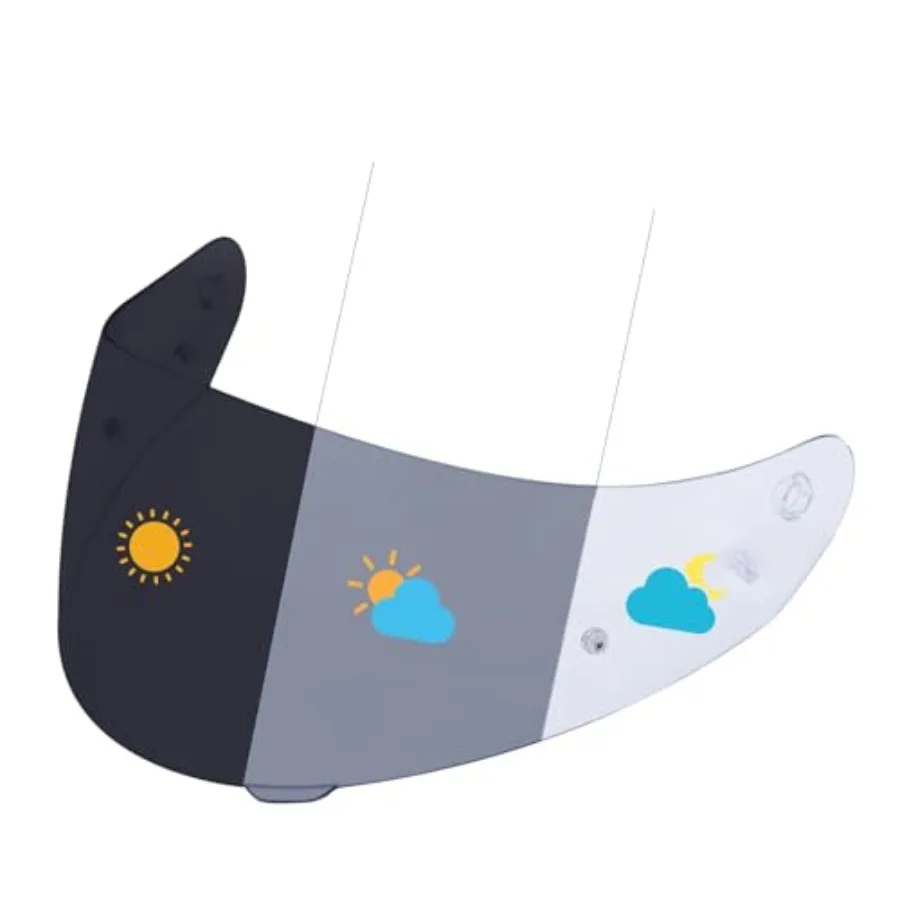 Motorcycle helmet visor replacement for HJ17/C90/C91/C91N/CL-MAX 2/IS-MAX BT/SY-MAX 3/IS-MAX 2/CL-MAX 3, tinted polycarbonate v
Motorcycle helmet visor replacement for HJ17/C90/C91/C91N/CL-MAX 2/IS-MAX BT/SY-MAX 3/IS-MAX 2/CL-MAX 3, tinted polycarbonate v