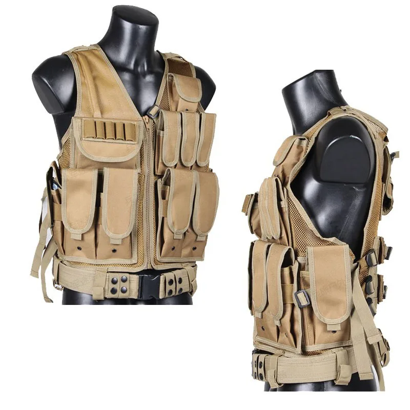 Army Fans Field Training Combat Tactical Vest Outdoor Hunting Camping Shooting Sports Military Camouflage Breathable Waistcoat
Army Fans Field Training Combat Tactical Vest Outdoor Hunting Camping Shooting Sports Military Camouflage Breathable Waistcoat