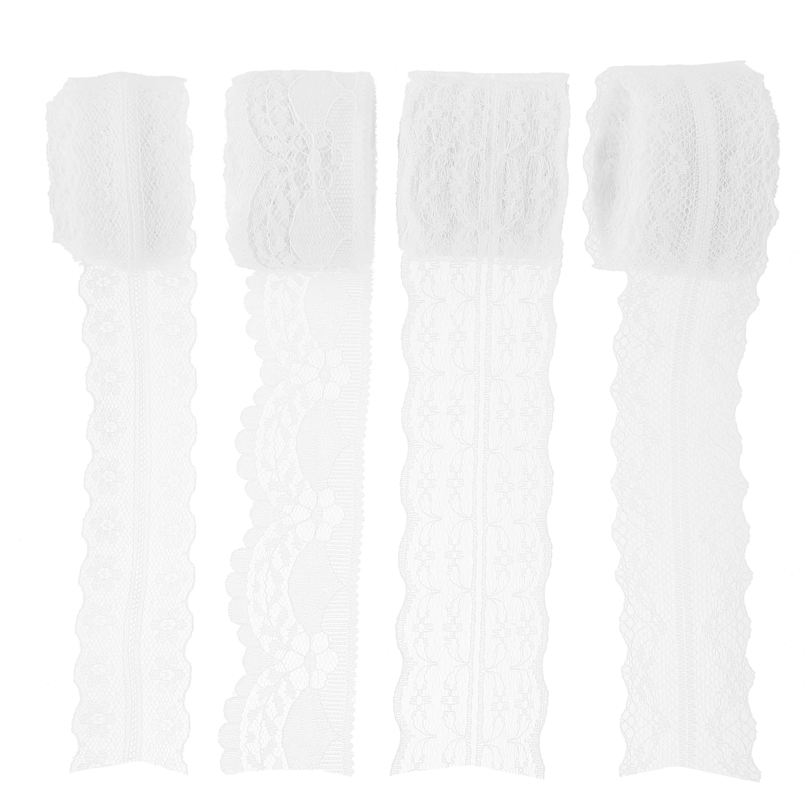 White Embroidery Lace Trim 4 Rolls 10m/roll 4-4.5cm Wide DIY Wedding Decoration Sewing Fabric Trim For Clothing
White Embroidery Lace Trim 4 Rolls 10m/roll 4-4.5cm Wide DIY Wedding Decoration Sewing Fabric Trim For Clothing