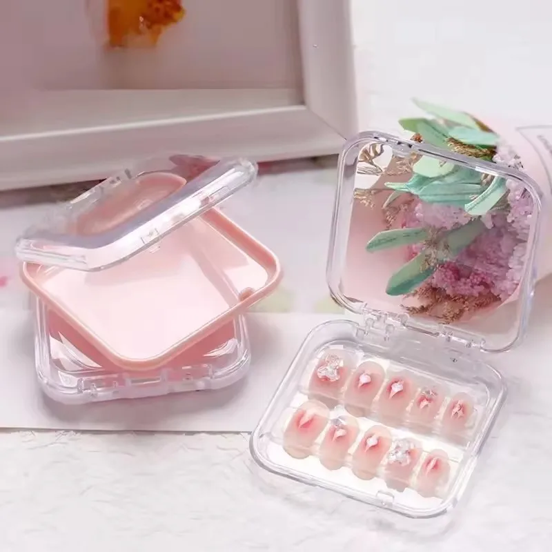 10 Pieces Empty Nail Storage Acrylic Boxes Transparent Clear Nail Boxes Press On Nails Jewelry Storage Tool&Accessories
10 Pieces Empty Nail Storage Acrylic Boxes Transparent Clear Nail Boxes Press On Nails Jewelry Storage Tool&Accessories