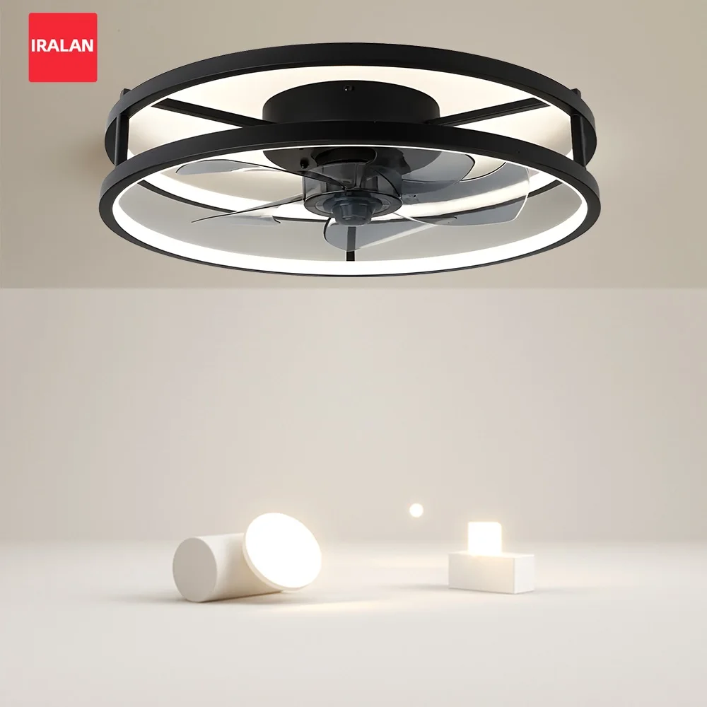IRALAN Modern Ceiling Fan with Light Remote Control Electric fan for Room Kitchen Bedroom Living Room Decor Led Ceiling Lamp
IRALAN Modern Ceiling Fan with Light Remote Control Electric fan for Room Kitchen Bedroom Living Room Decor Led Ceiling Lamp