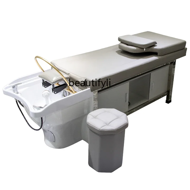 x1Barber Shop Stainless Steel Shampoo Chair Hair Care Shop Water Circulation Head Treatment Bed Lying Flat Flushing Bed
x1Barber Shop Stainless Steel Shampoo Chair Hair Care Shop Water Circulation Head Treatment Bed Lying Flat Flushing Bed