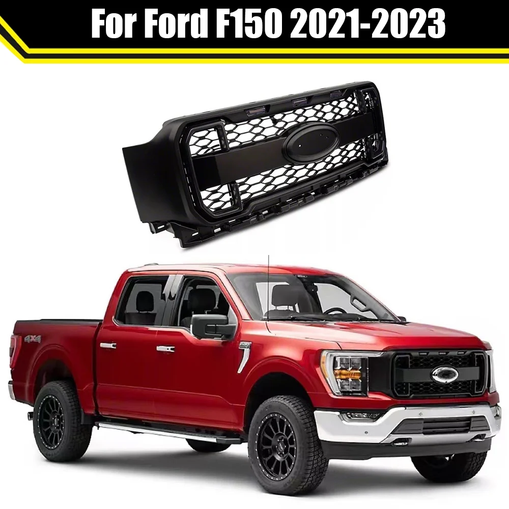 Передняя решетка матовая черная окрашенная фотовспышкой для Ford F150 2021-2023 решетка для гриля гоночные Решетки Решетка для входа автомобиля
Передняя решетка матовая черная окрашенная фотовспышкой для Ford F150 2021-2023 решетка для гриля гоночные Решетки Решетка для входа автомобиля