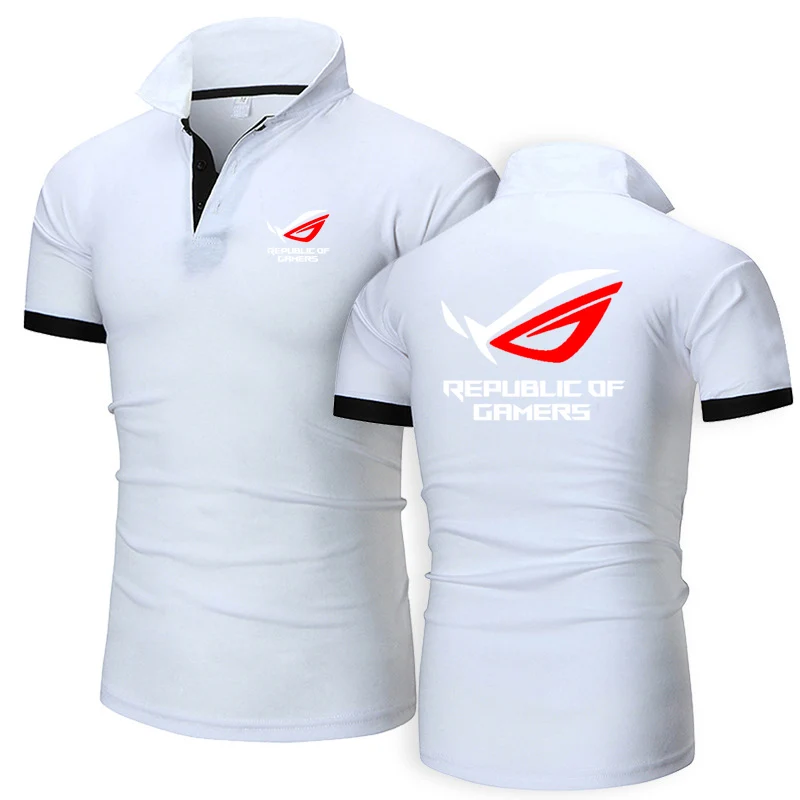 ROG Republic Of Gamers 2024, мужская новая летняя горячая распродажа, модная дышащая рубашка-поло, повседневная однотонная облегающая верхняя одежда
ROG Republic Of Gamers 2024, мужская новая летняя горячая распродажа, модная дышащая рубашка-поло, повседневная однотонная облегающая верхняя одежда