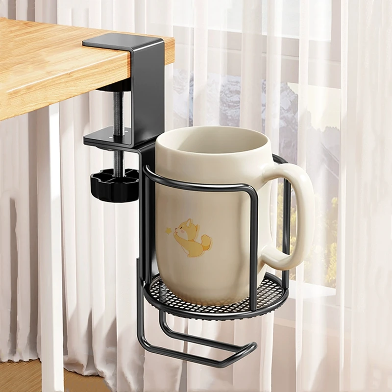 2 in 1 No Drill Desk Cup Holder Adjustable Upgraded Arm Clamp Stand 360 Degree Rotating Table Edge Clamp Anti-Fall Cup Holder
2 in 1 No Drill Desk Cup Holder Adjustable Upgraded Arm Clamp Stand 360 Degree Rotating Table Edge Clamp Anti-Fall Cup Holder