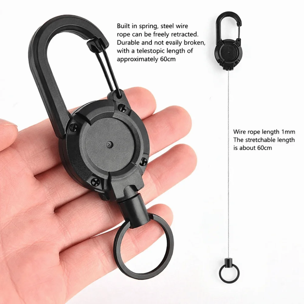 4 Pcs Durable ABS Retractable Keychain Easy Pull Anti Theft Retractable Keychain Key Chain Heavy Duty Key Chain Fishing
4 Pcs Durable ABS Retractable Keychain Easy Pull Anti Theft Retractable Keychain Key Chain Heavy Duty Key Chain Fishing