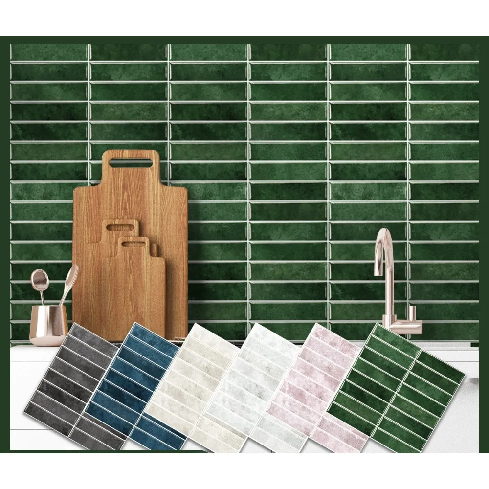10 Sheets Waterproof Oil Proof Self Adhesive Kitchen Wall Stickers 3d Tile Effect Peel and Stick Wallpaper for Kitchen Decor
10 Sheets Waterproof Oil Proof Self Adhesive Kitchen Wall Stickers 3d Tile Effect Peel and Stick Wallpaper for Kitchen Decor