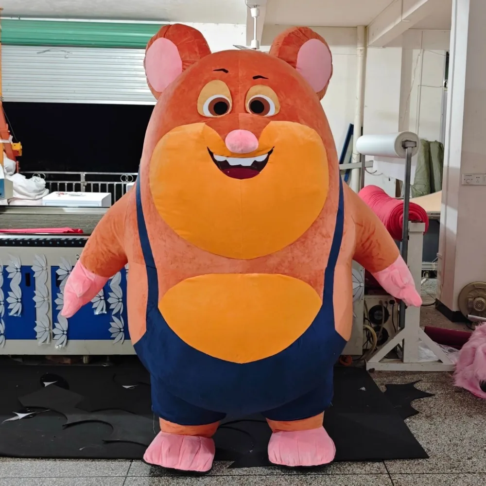 Huge Plush Inflatable Hamster Mascot Costume Cartoon Doll Clothings Adult Walking Mouse Outfits Activity Stage Performance Props
Huge Plush Inflatable Hamster Mascot Costume Cartoon Doll Clothings Adult Walking Mouse Outfits Activity Stage Performance Props