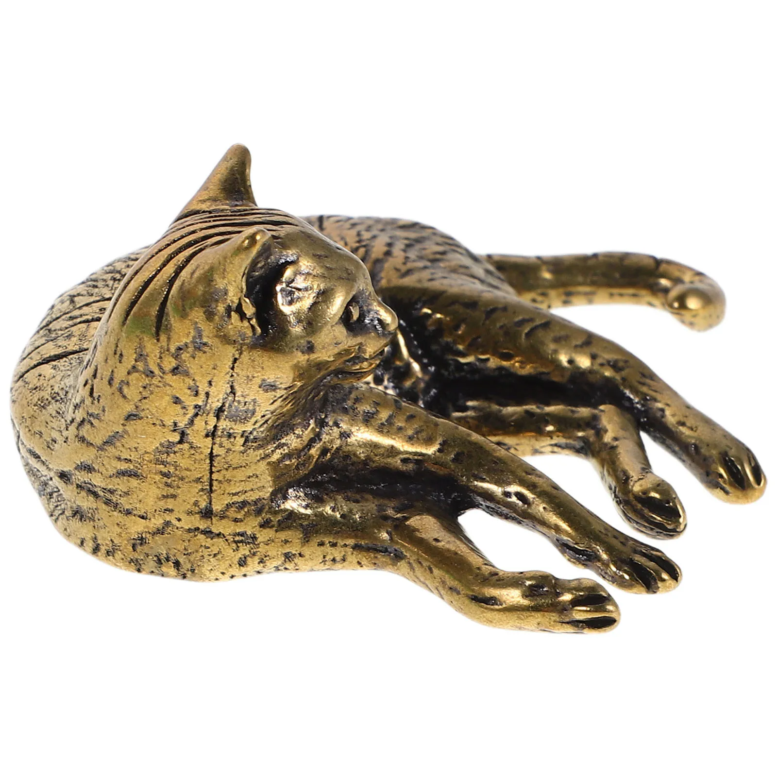 Bronze Cat Sculpture Vintage Brass Kitten Statue for Home Decor Metal Animal Ornament Desk Shelf Display
Bronze Cat Sculpture Vintage Brass Kitten Statue for Home Decor Metal Animal Ornament Desk Shelf Display