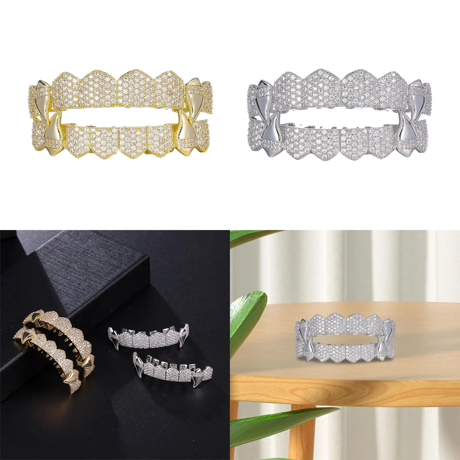 Hip Hop Teeth Grillz Decor, Multifunctional, Rapper Costume Accessories, Stage Performances Prop for Adults, Copper Tooth Grill
Hip Hop Teeth Grillz Decor, Multifunctional, Rapper Costume Accessories, Stage Performances Prop for Adults, Copper Tooth Grill