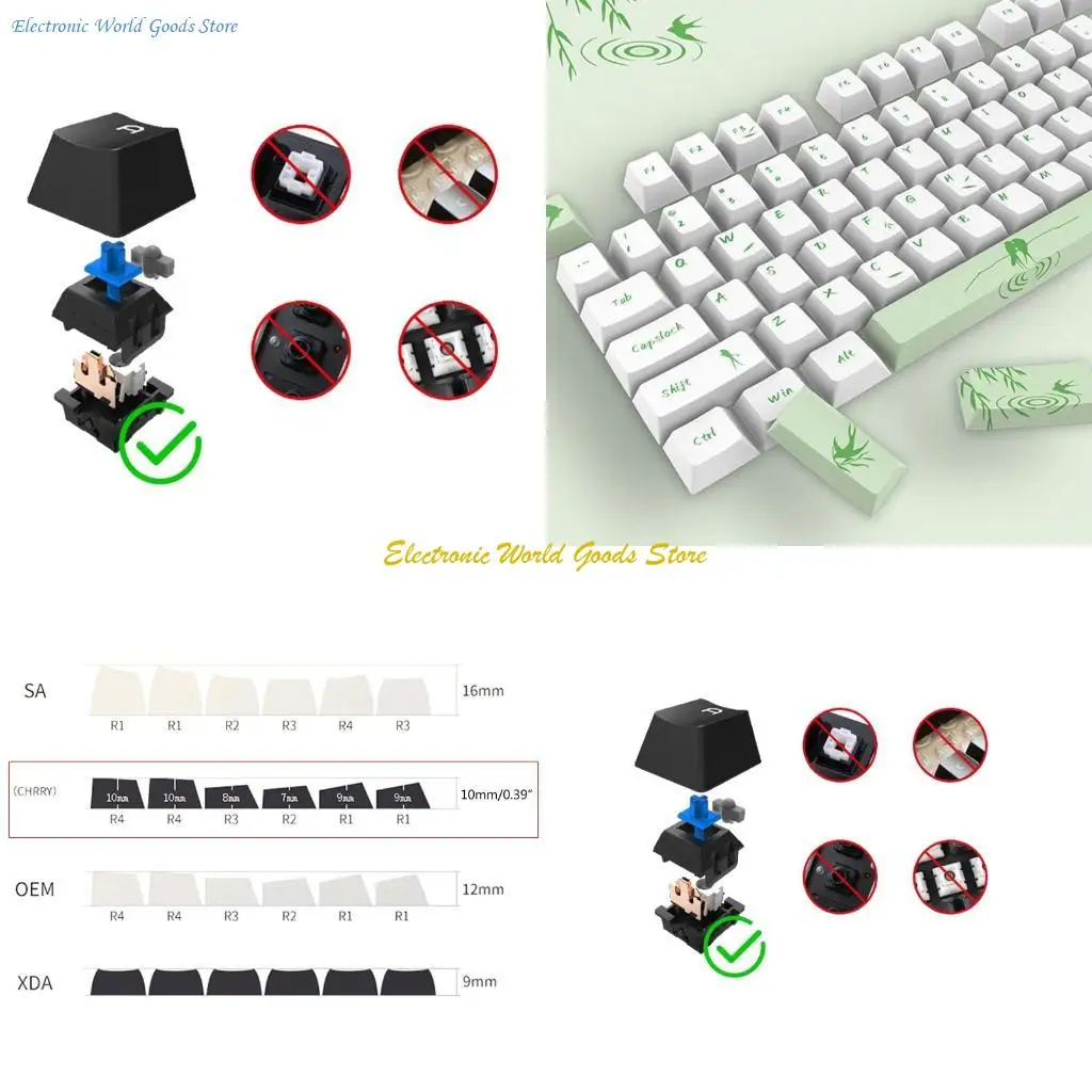 A3PD 108PCS Клавицы для игровых механических клавиатур PBT Dye Sub Keycap Electronic Game
A3PD 108PCS Клавицы для игровых механических клавиатур PBT Dye Sub Keycap Electronic Game