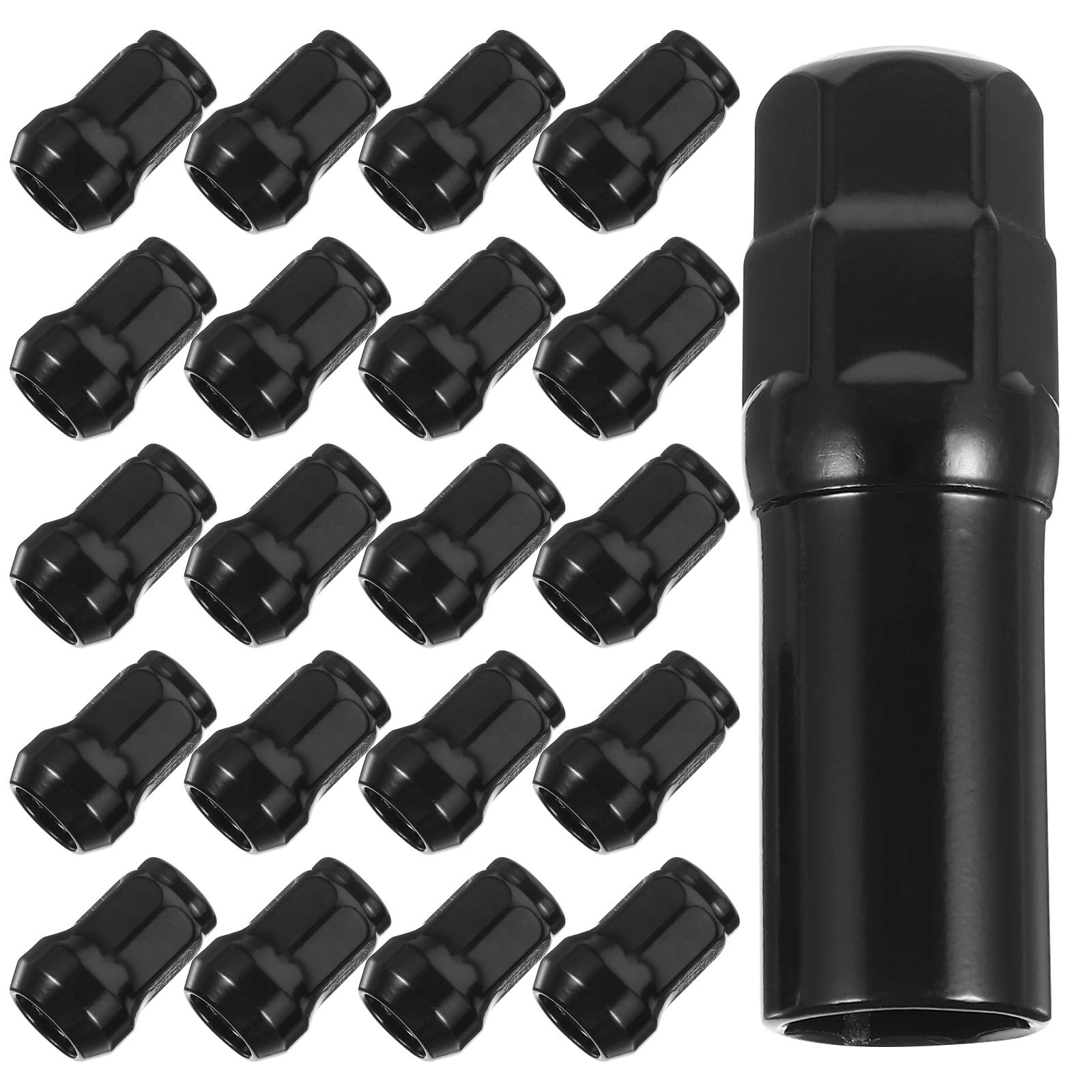 21pcs Lug Nuts 20.5mm Black Steel Wheel Hub Screws Trailer Accessories Car Hubcap Nut Set Secure Fit Replacement Parts
21pcs Lug Nuts 20.5mm Black Steel Wheel Hub Screws Trailer Accessories Car Hubcap Nut Set Secure Fit Replacement Parts