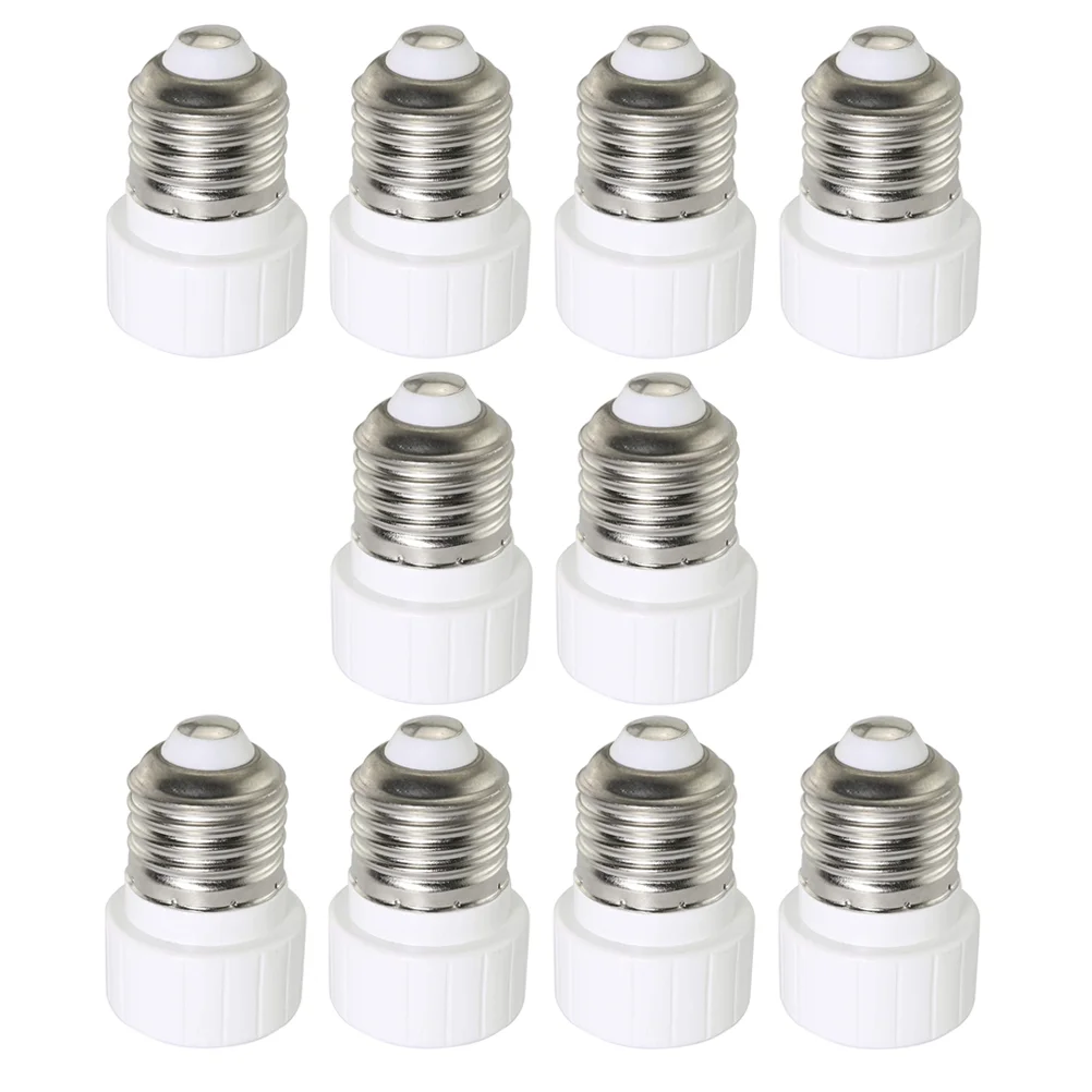 10 Pcs E27 to GU10 Ceramic Light Socket Adapter Heat Resistant Lamp Holder for Home Office Hotel Living Room
10 Pcs E27 to GU10 Ceramic Light Socket Adapter Heat Resistant Lamp Holder for Home Office Hotel Living Room
