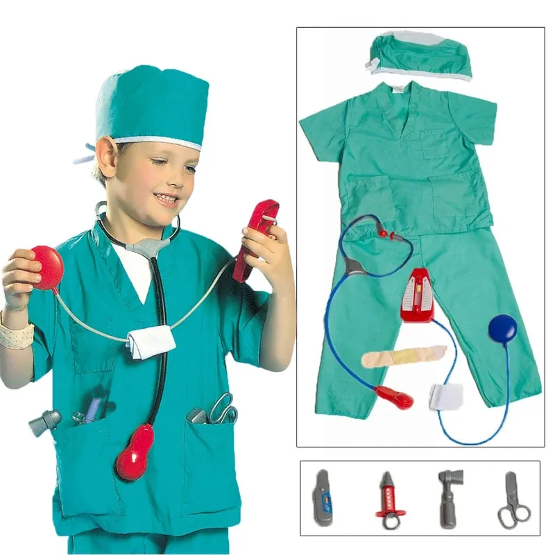 Umorden Kids Child Doctor Surgeon Costume Scrubs Kindergarten Role Play House Set for Boys Girls Halloween Dress Up Educational
Umorden Kids Child Doctor Surgeon Costume Scrubs Kindergarten Role Play House Set for Boys Girls Halloween Dress Up Educational