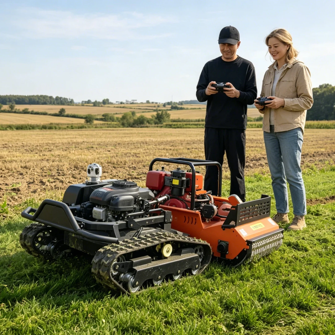 Customized Slim Crawler Lawn Mower Low Gravity Remote Control Anti Rollover Climbing Weeder Safe Working
Customized Slim Crawler Lawn Mower Low Gravity Remote Control Anti Rollover Climbing Weeder Safe Working
