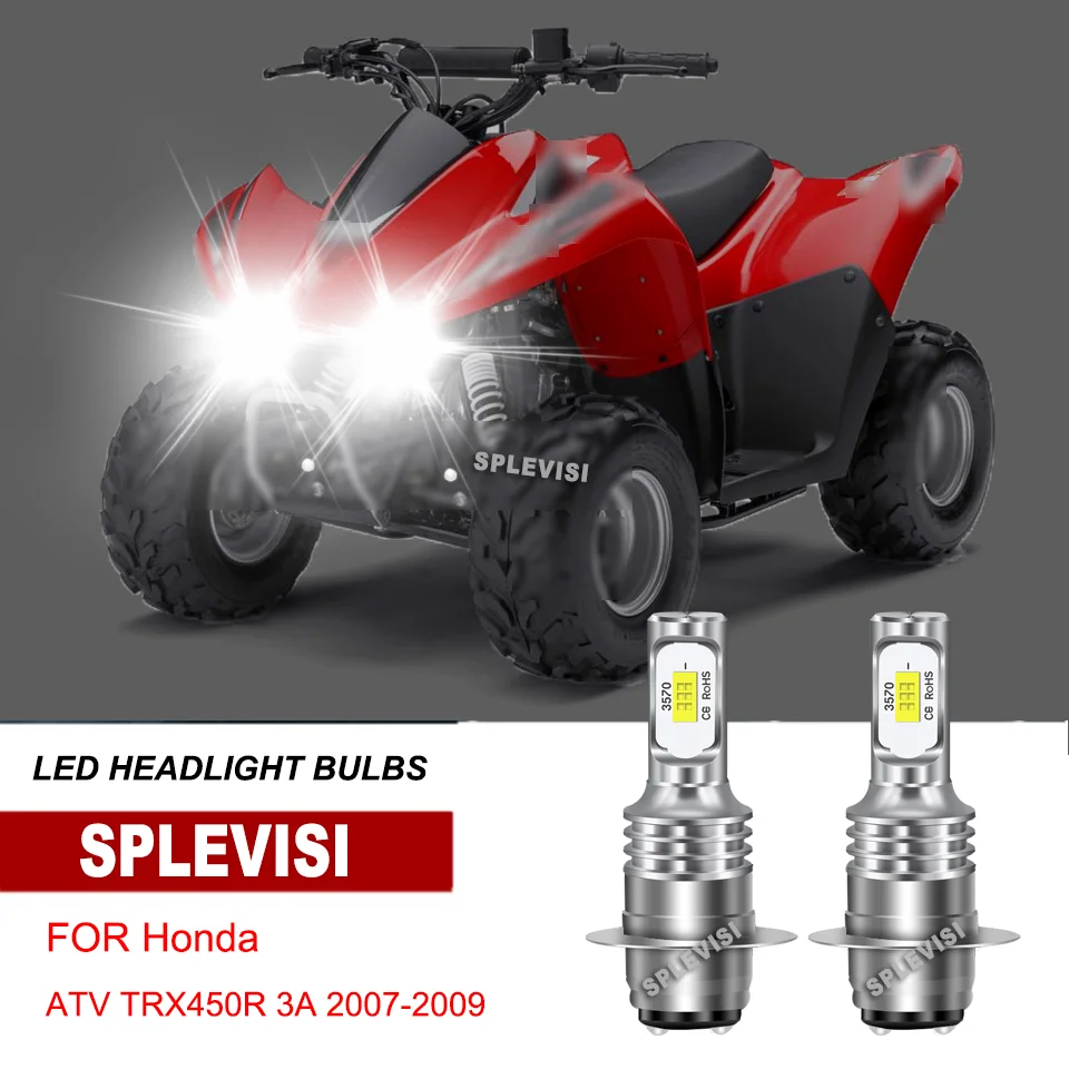 1 Pair H6 LED Headlight Bulbs Pure White 12V-24V For Honda ATV TRX450R 3A 2007-2009 TRX700XX A 2008-2009
1 Pair H6 LED Headlight Bulbs Pure White 12V-24V For Honda ATV TRX450R 3A 2007-2009 TRX700XX A 2008-2009