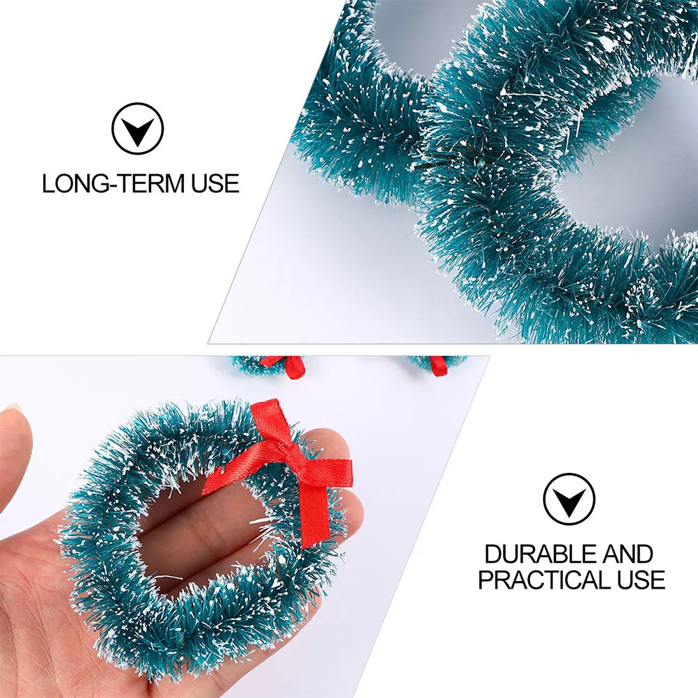 12pcs Christmas Miniature Wreaths Natural Sisal Silk Hanging Pendants Delicate Wall Window Adornment Fine Craftsmanship
12pcs Christmas Miniature Wreaths Natural Sisal Silk Hanging Pendants Delicate Wall Window Adornment Fine Craftsmanship