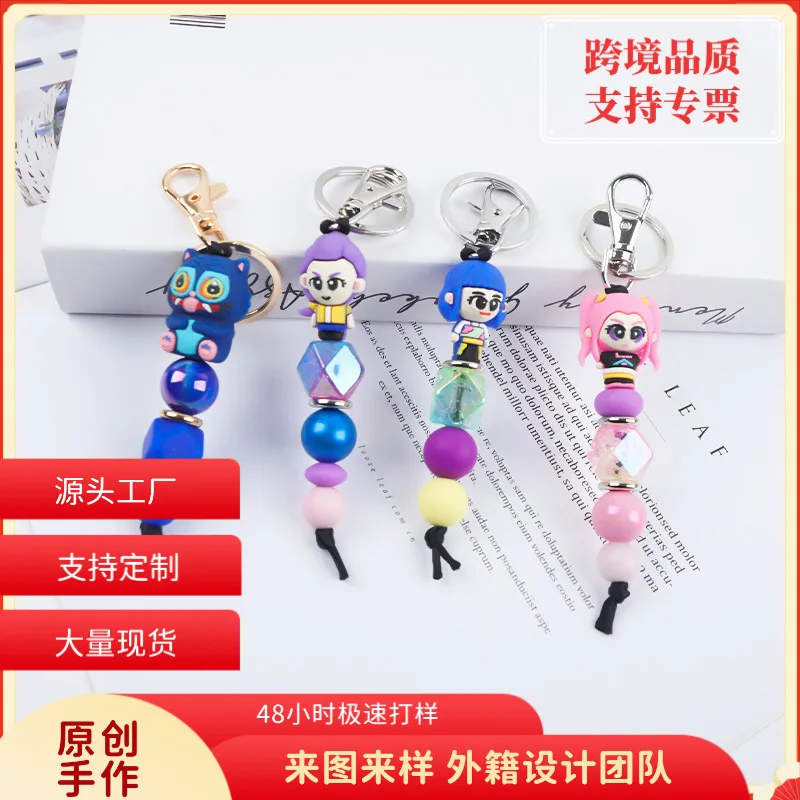 Kpop Huntrrixxx PVC Keychains Rumi Zoey Mira Anime Character Keyrings Backpack Pendant Car Key Holder Bag Accessories llaveros
Kpop Huntrrixxx PVC Keychains Rumi Zoey Mira Anime Character Keyrings Backpack Pendant Car Key Holder Bag Accessories llaveros