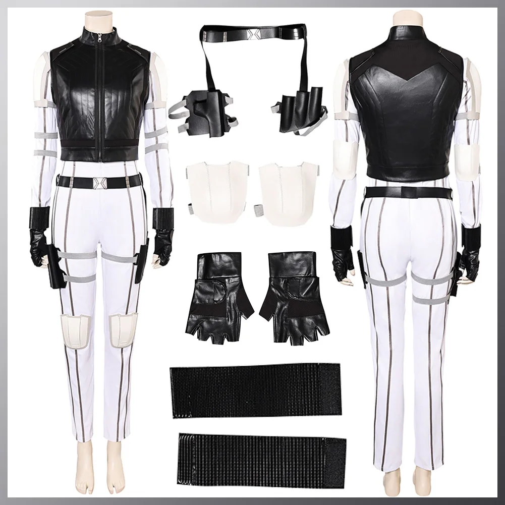 Movie Bolts of Thunder Yelena Belova Cosplay Fantasy Clothing White Female Superhero Costume Disguise Women Fantasia Outfits
Movie Bolts of Thunder Yelena Belova Cosplay Fantasy Clothing White Female Superhero Costume Disguise Women Fantasia Outfits