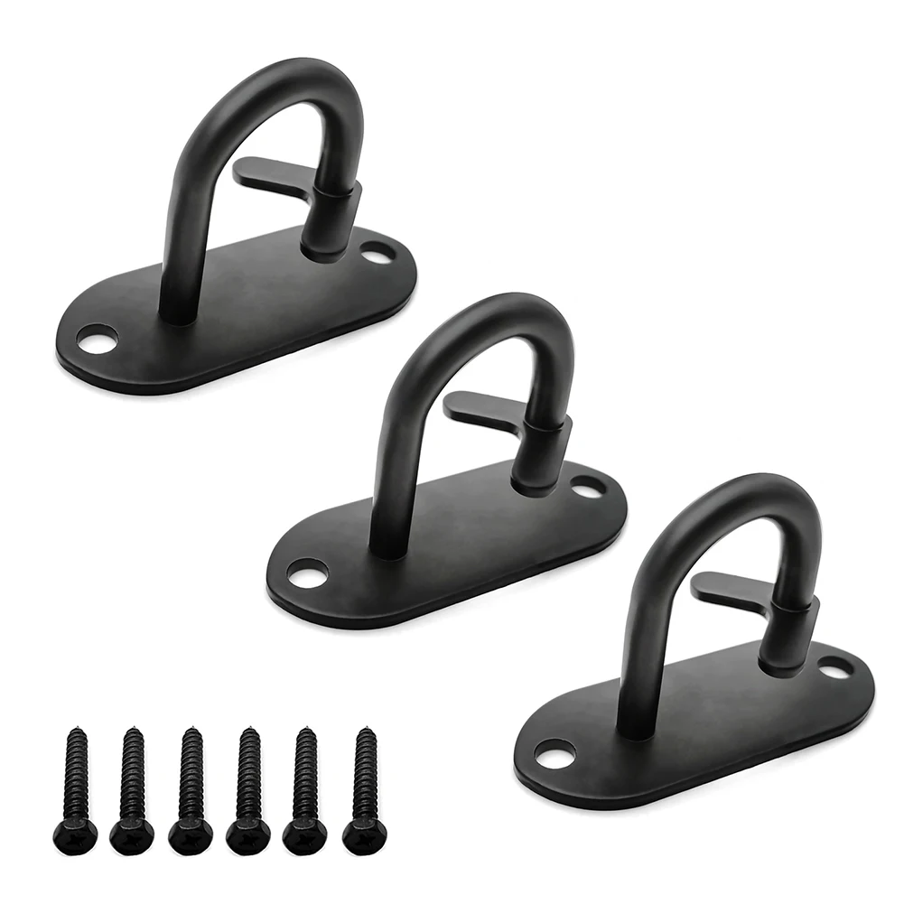 1PC/3PCS Battle Rope Anchor Resistance Band Wall Anchor Wall Mount Workout Anchor Multi Functional Ceiling Hook Heavy Hook
1PC/3PCS Battle Rope Anchor Resistance Band Wall Anchor Wall Mount Workout Anchor Multi Functional Ceiling Hook Heavy Hook