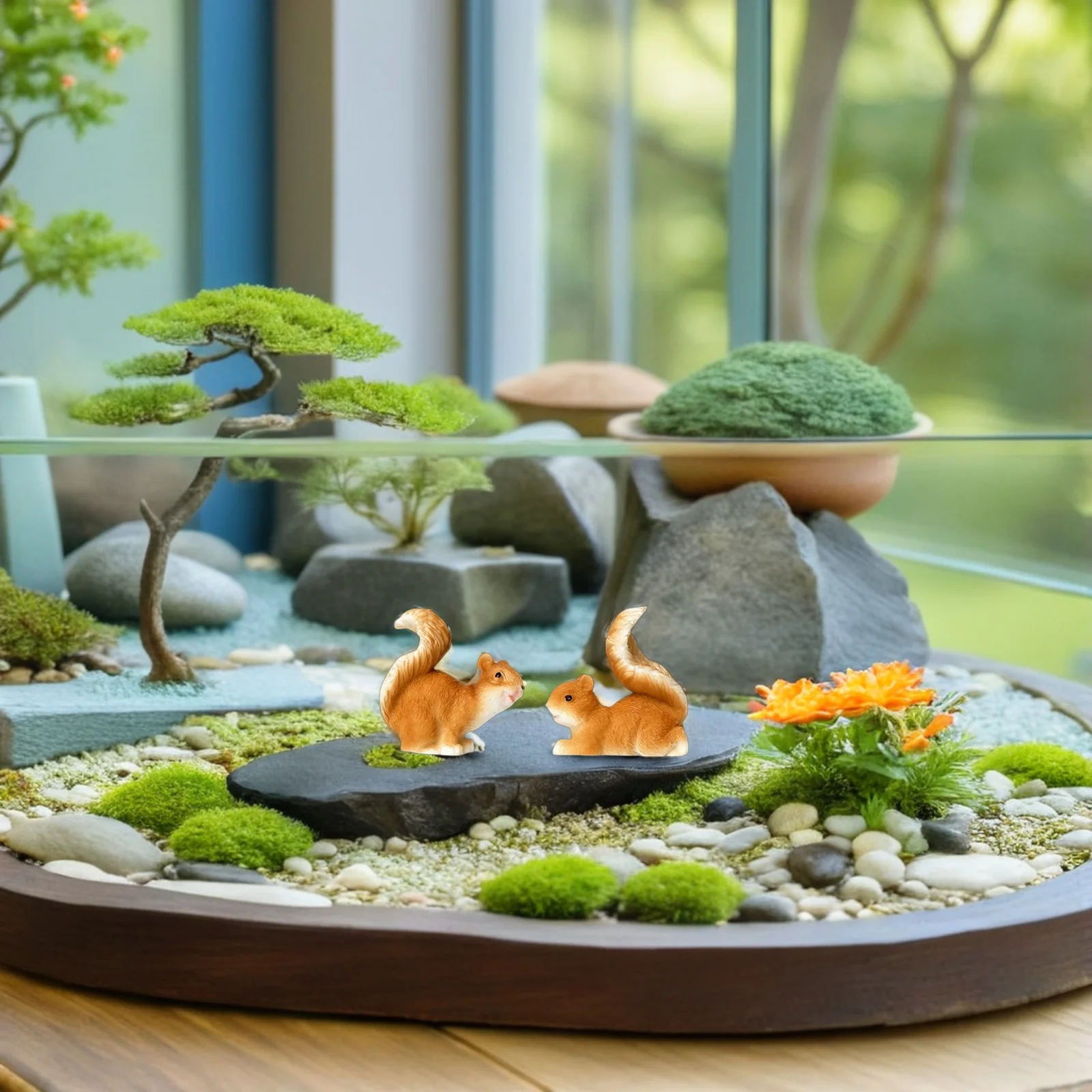 8Pcs Mini Resin Squirrel Sculptures Miniature Landscape Small Animal Craft for Bonsai Garden Home Decoration Micro Landscape
8Pcs Mini Resin Squirrel Sculptures Miniature Landscape Small Animal Craft for Bonsai Garden Home Decoration Micro Landscape