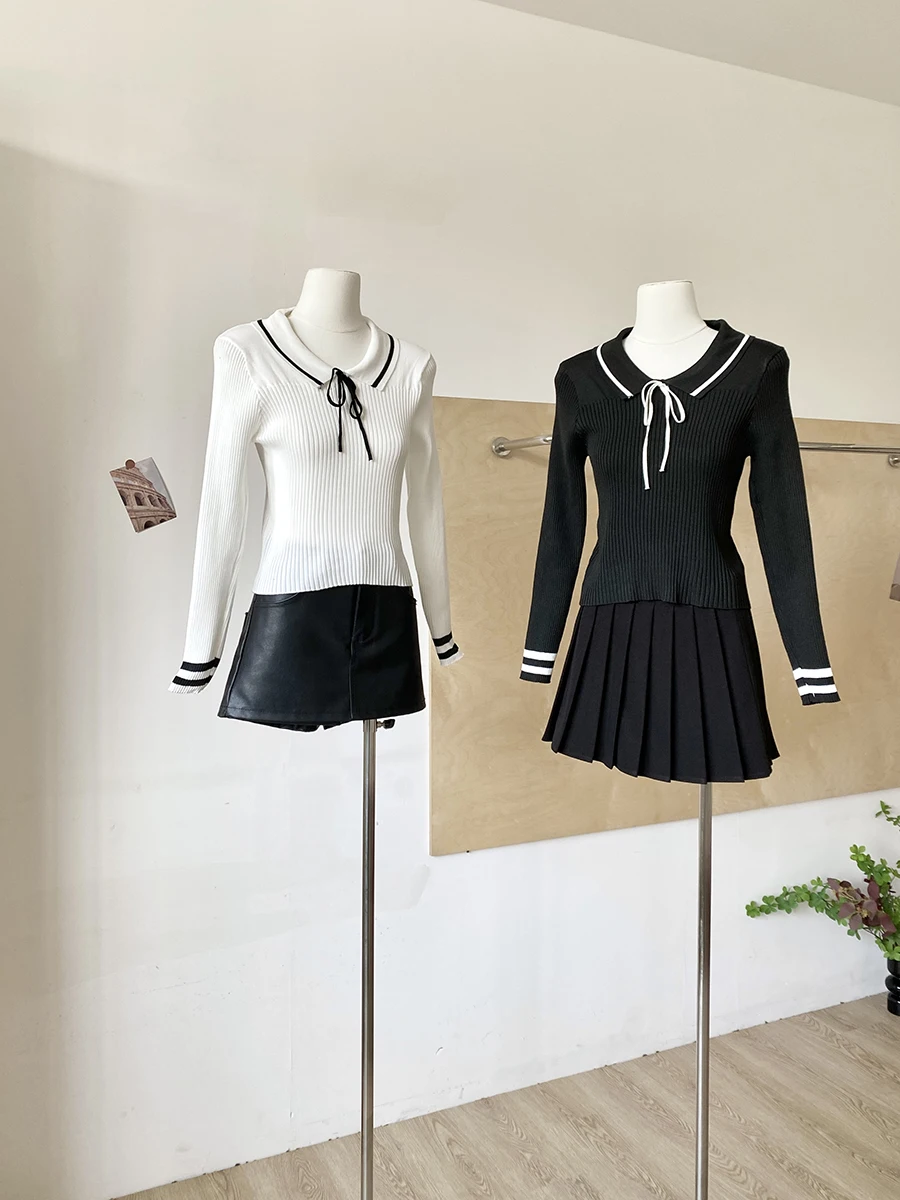Sweet Style Long Sleeve Knitted Sweater Women's Slim Fit Fashionable Polyester Fiber Spring 2026 New Arrival Gentle Wind
Sweet Style Long Sleeve Knitted Sweater Women's Slim Fit Fashionable Polyester Fiber Spring 2026 New Arrival Gentle Wind
