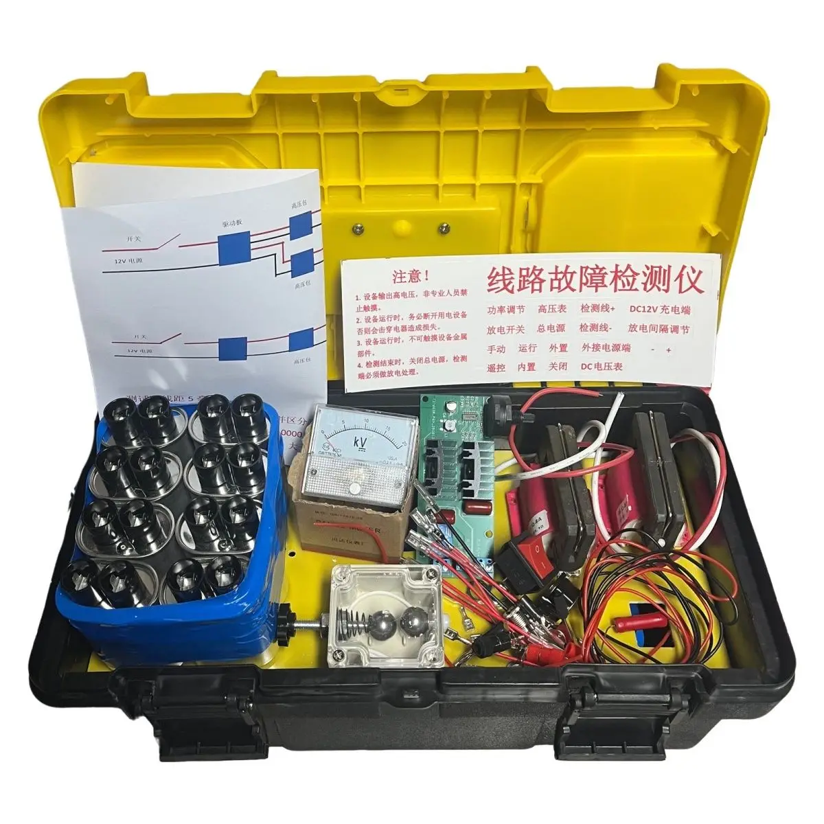 Комплект из 8 деталей для тестера утечки в темных проводах, специальный набор запасных частей для локатора неисправностей
Комплект из 8 деталей для тестера утечки в темных проводах, специальный набор запасных частей для локатора неисправностей