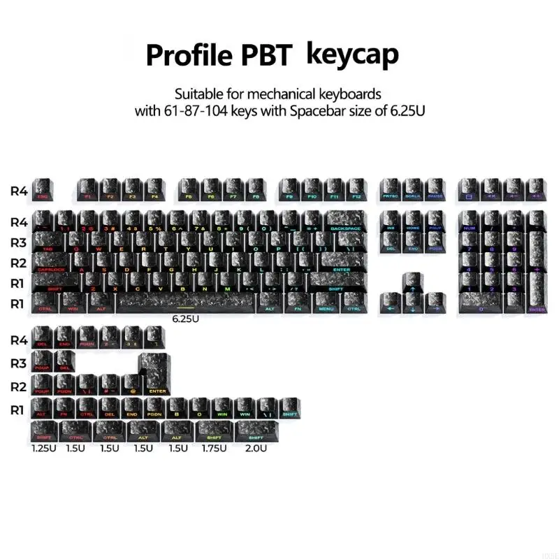 140 PBT Carbon Fiber Texture Keycaps Side Printed For Mechanical Keyboard HX5E
140 PBT Carbon Fiber Texture Keycaps Side Printed For Mechanical Keyboard HX5E