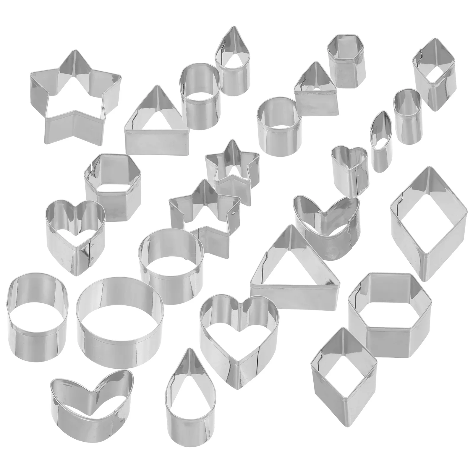 30Pcs Polymer Clay Cutters Earring Making Mold Lightweight Portable Jewelry Crafts Tools for DIY Polymer Clay Earrings Keychains
30Pcs Polymer Clay Cutters Earring Making Mold Lightweight Portable Jewelry Crafts Tools for DIY Polymer Clay Earrings Keychains