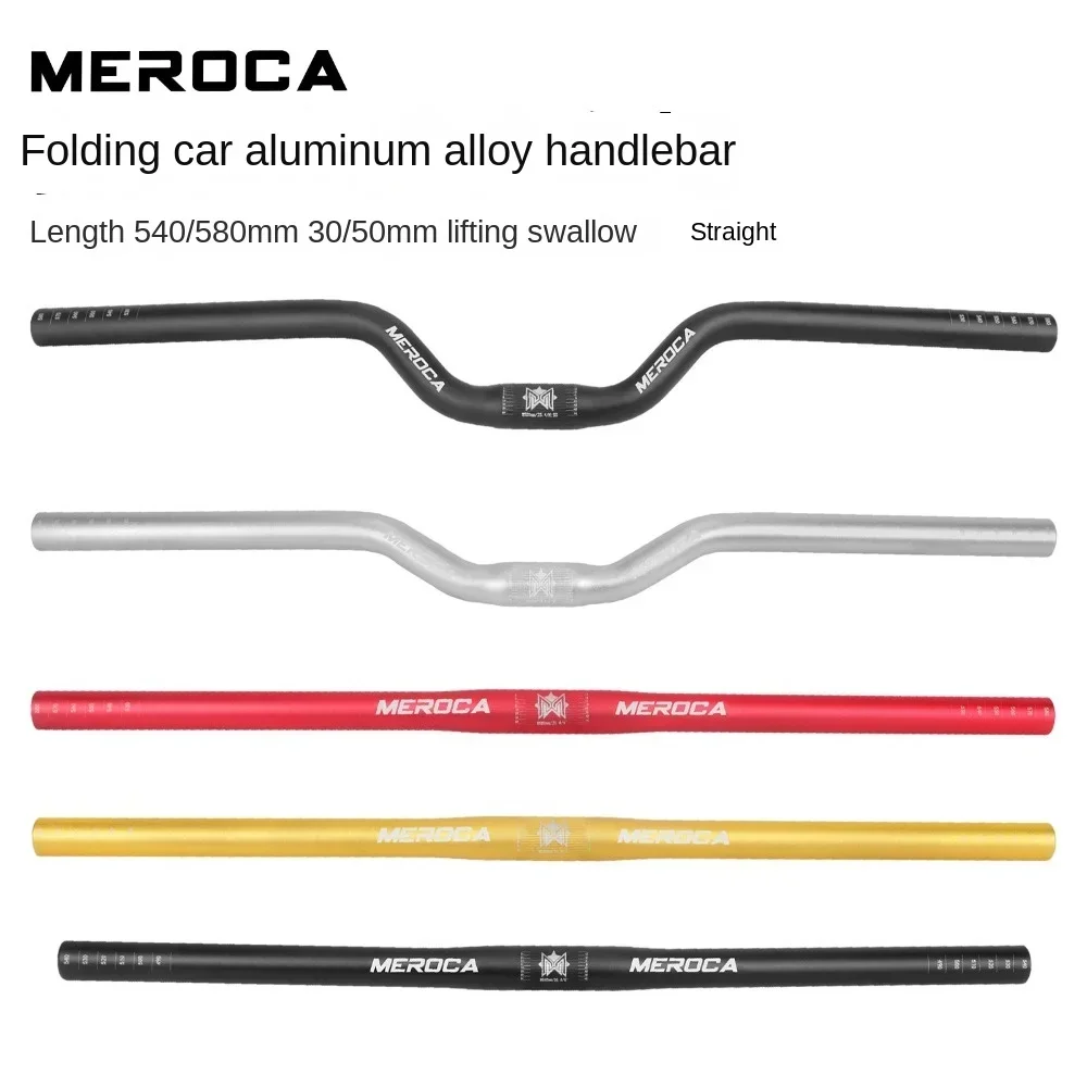 MEROCA Bike Handlebar 25.4X540/580mm Aluminum Alloy Bicycle Parts Straight/Swallow Bicycle Riser Handlebar for Mountain Bikes
MEROCA Bike Handlebar 25.4X540/580mm Aluminum Alloy Bicycle Parts Straight/Swallow Bicycle Riser Handlebar for Mountain Bikes