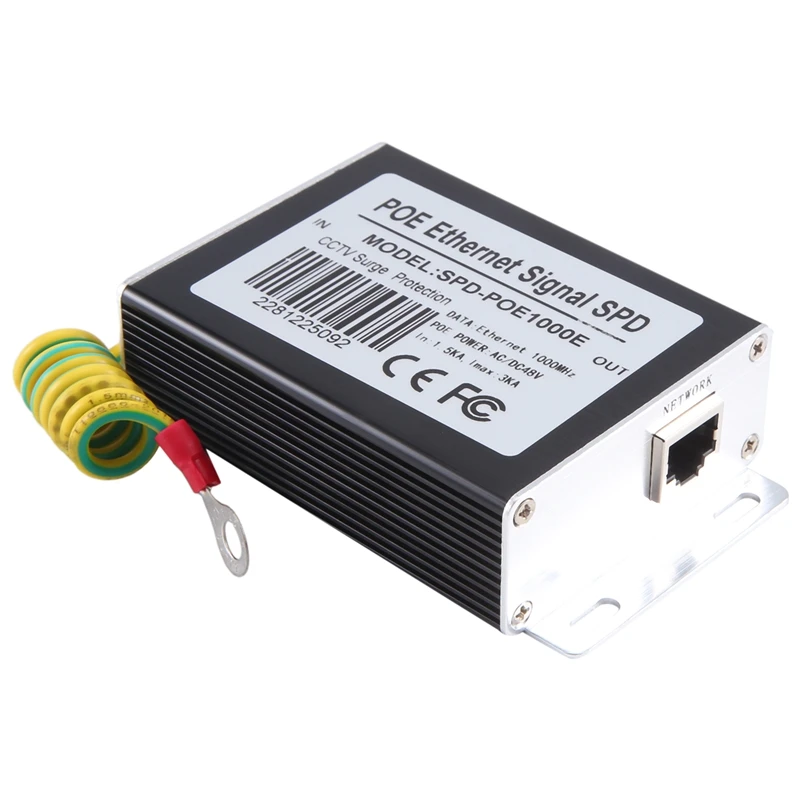 Одноканальный гигабитный POE POE Ethernet сигнал 1000 Мбит/с SPD сетевой сетевой фильтр для IP-камер видеонаблюдения аксессуары Запчасти
Одноканальный гигабитный POE POE Ethernet сигнал 1000 Мбит/с SPD сетевой сетевой фильтр для IP-камер видеонаблюдения аксессуары Запчасти
