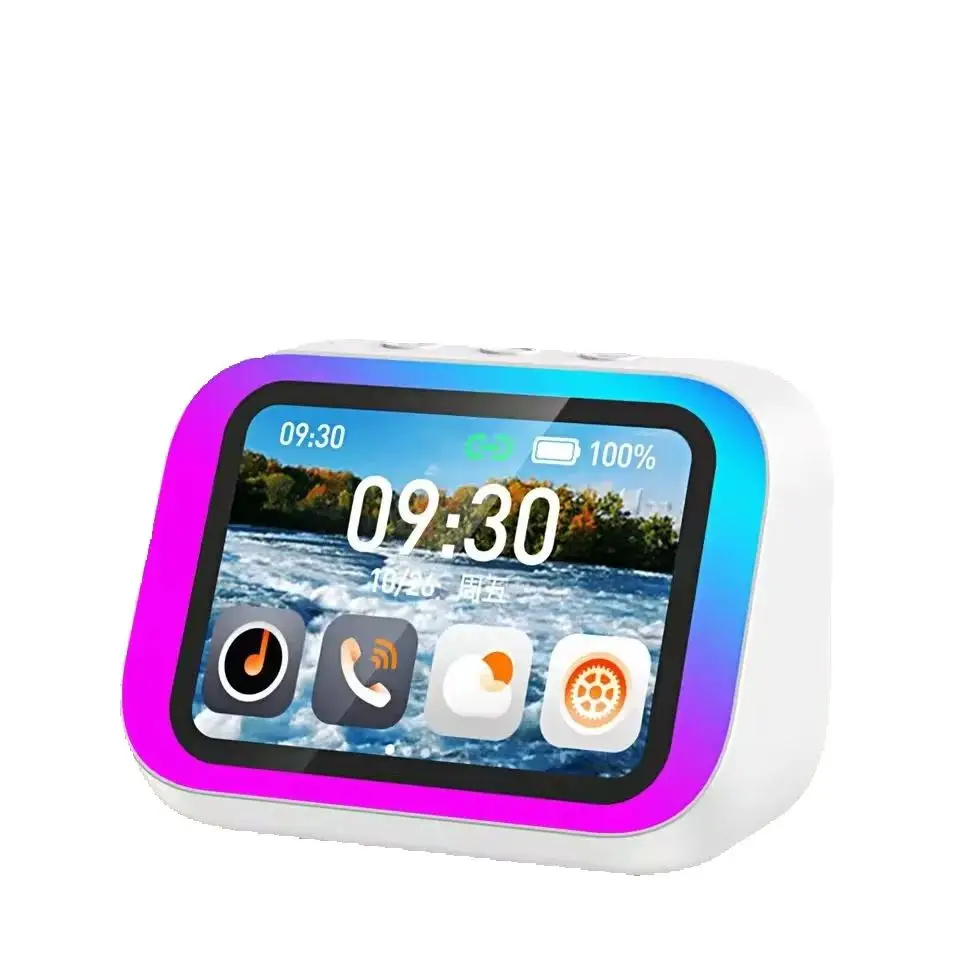 AI Bluetooth Speaker Intelligent LED Digital Display Screen With Colorful RGB Lights Custom Clock And Audio System
AI Bluetooth Speaker Intelligent LED Digital Display Screen With Colorful RGB Lights Custom Clock And Audio System