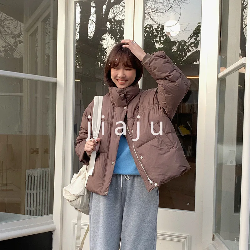 2024 Winter Stand-up Collar Down Jacket Women's Short Korean Casual Loose White Duck Down Jacket
2024 Winter Stand-up Collar Down Jacket Women's Short Korean Casual Loose White Duck Down Jacket