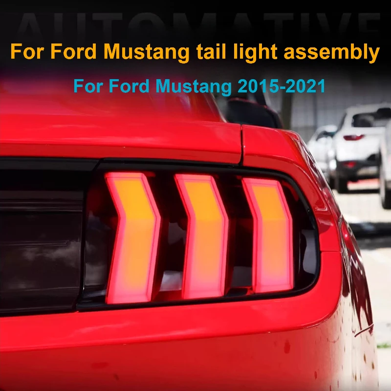 Для Ford Mustang 2015-2021 задний фонарь в сборе, модифицированный светодиодный дневной ходовой фонарь, последовательные аксессуары для указателей поворота
Для Ford Mustang 2015-2021 задний фонарь в сборе, модифицированный светодиодный дневной ходовой фонарь, последовательные аксессуары для указателей поворота