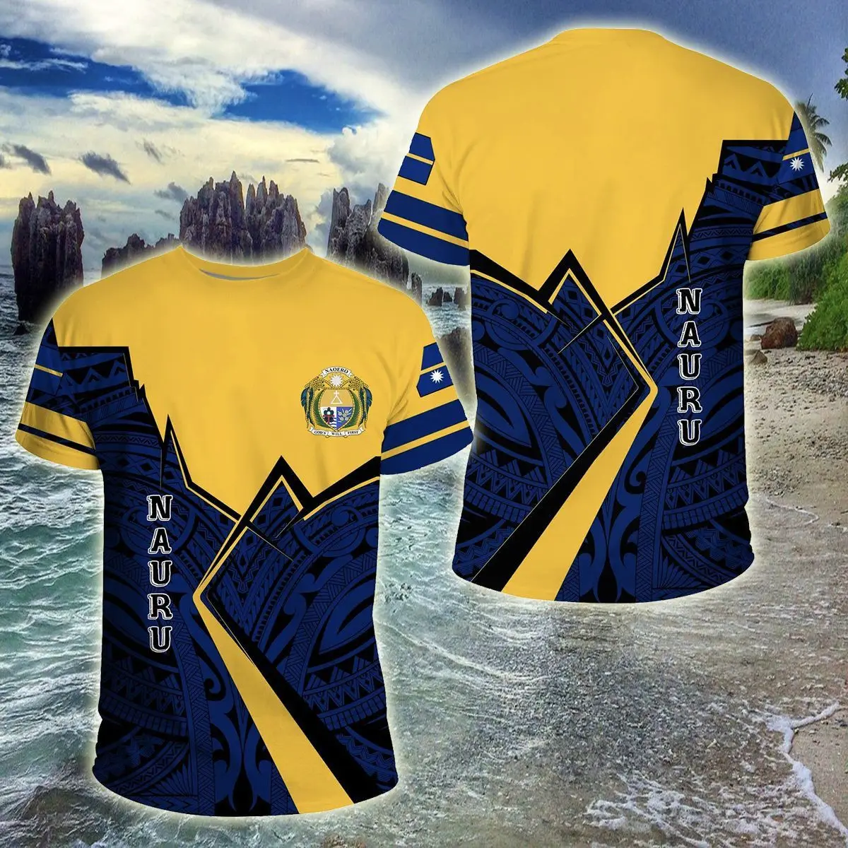 Nauru Flag & Coat of Arms Graphic Tee Summer Casual Streetwear Men's Fashion Loose T-shirts Boy Oversized Short Sleeve Tops
Nauru Flag & Coat of Arms Graphic Tee Summer Casual Streetwear Men's Fashion Loose T-shirts Boy Oversized Short Sleeve Tops