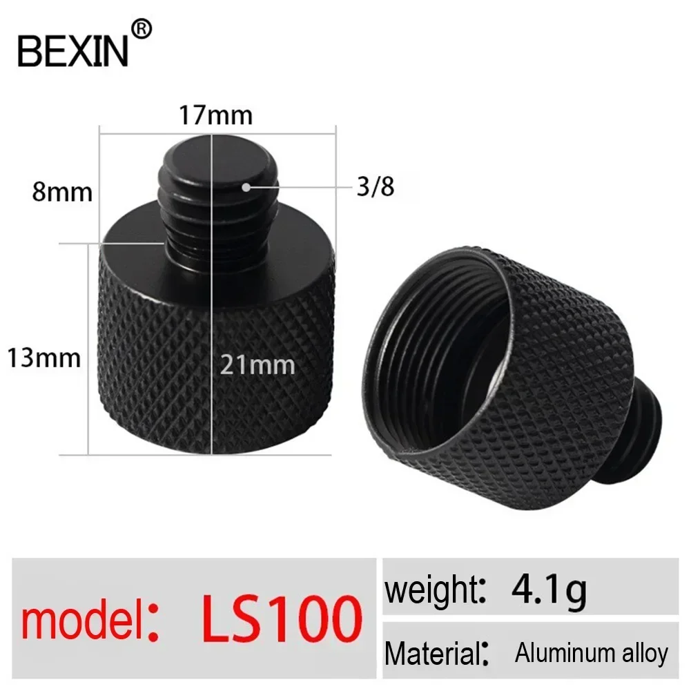 For Camera Tripod Screw Adapter Male To Female Black 14 To 38 Easy To Carry Suitable For Various Photographic Equipment
For Camera Tripod Screw Adapter Male To Female Black 14 To 38 Easy To Carry Suitable For Various Photographic Equipment