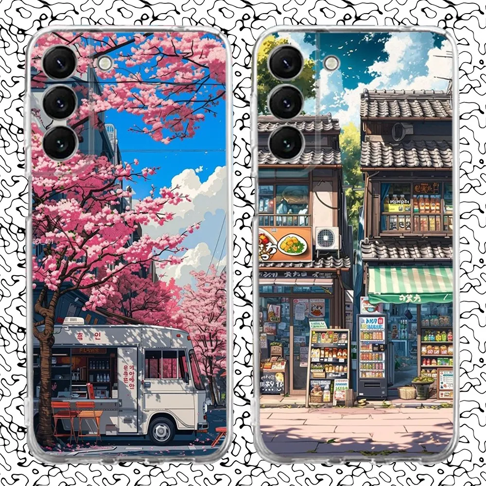 Japan Anime Landscape Phone Case Silicone For Samsung S30,S23,21,22,20 Ultra,S20 FE lite,S10,9,PIus Note20ultra Cover Clear
Japan Anime Landscape Phone Case Silicone For Samsung S30,S23,21,22,20 Ultra,S20 FE lite,S10,9,PIus Note20ultra Cover Clear