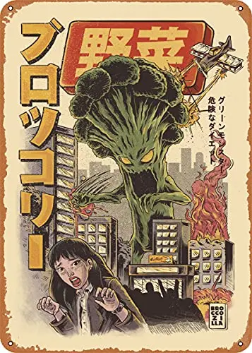 Винтажный металлический знак Broccozilla, художественные принты, ретро подарок, 8x12 дюймов
Винтажный металлический знак Broccozilla, художественные принты, ретро подарок, 8x12 дюймов