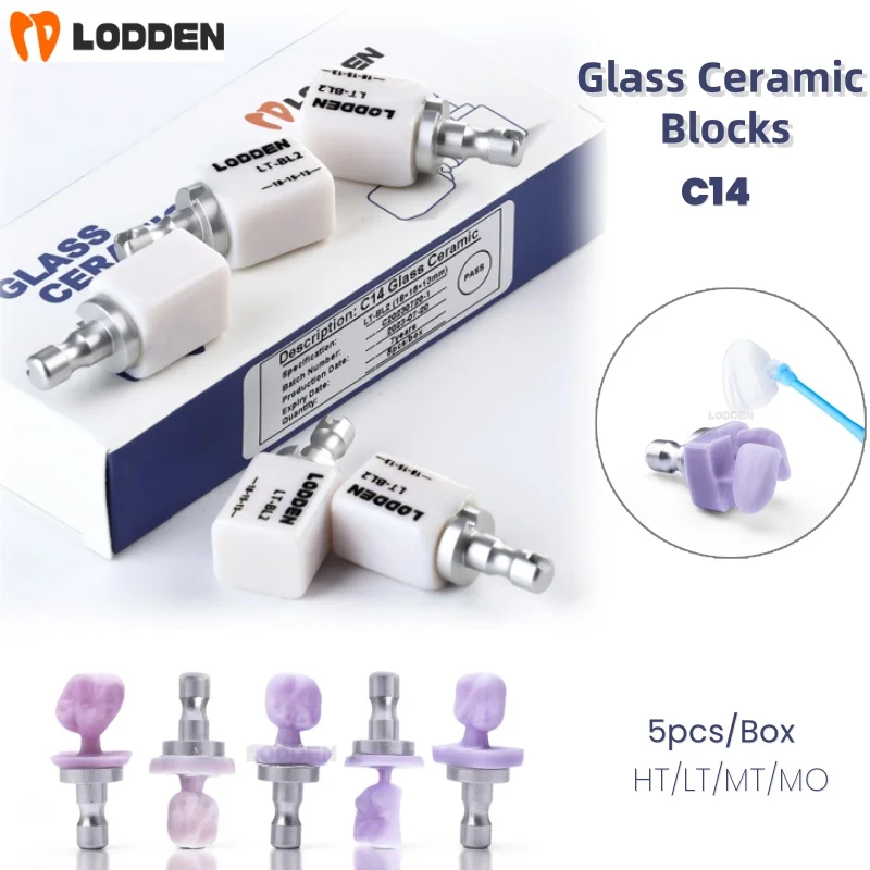 5PCS/Box LODDEN Sirona Glass Ceramic Blocks Lithium Disilicate Dental HT/LT Veneer Cerec Dentist Lab Materials C14 For CAD/CAM
5PCS/Box LODDEN Sirona Glass Ceramic Blocks Lithium Disilicate Dental HT/LT Veneer Cerec Dentist Lab Materials C14 For CAD/CAM