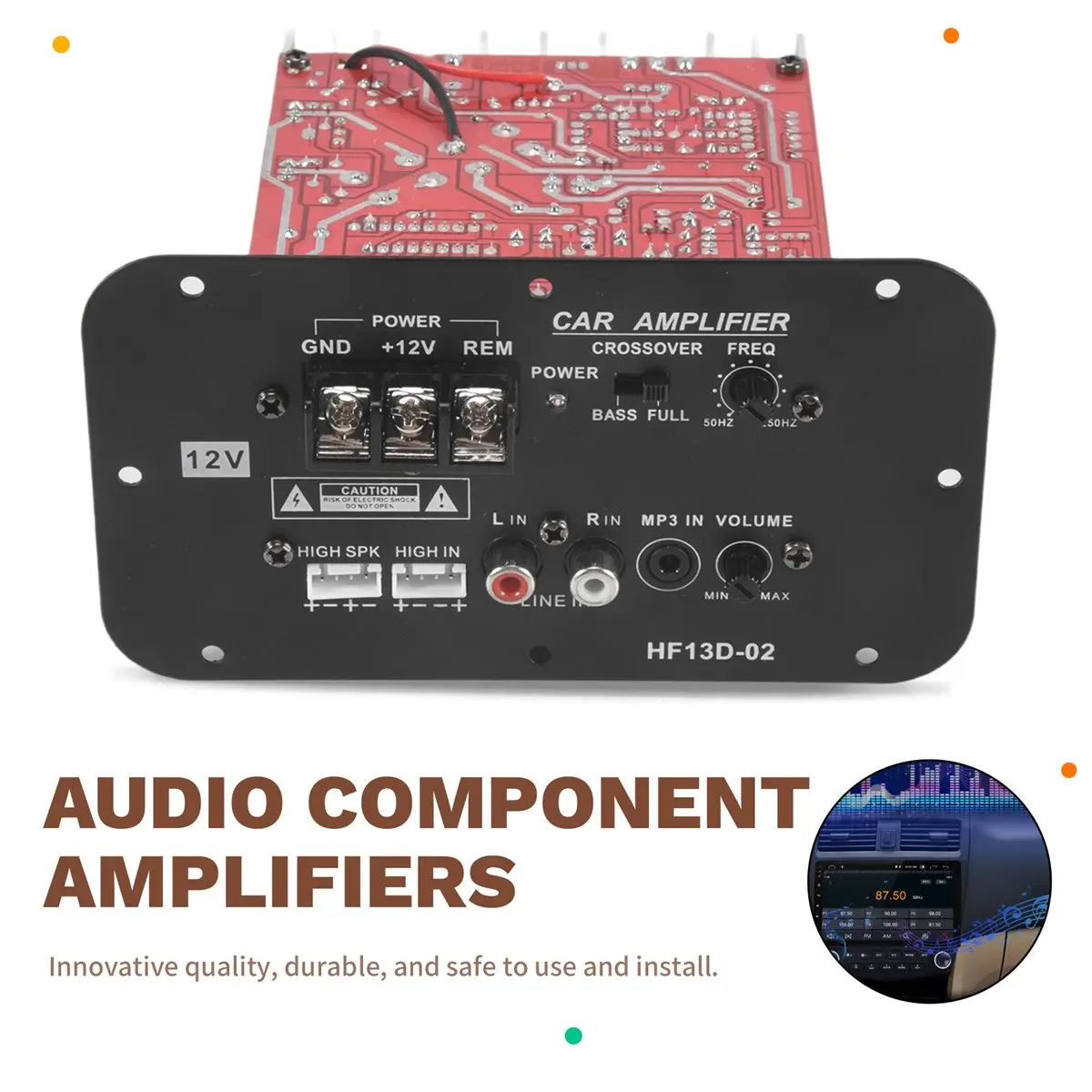~AT442 Arrival-Car Subwoofer Amplifier Board, 500W Subwoofer High Power HiFi Amplifier Board DC 12V
~AT442 Arrival-Car Subwoofer Amplifier Board, 500W Subwoofer High Power HiFi Amplifier Board DC 12V
