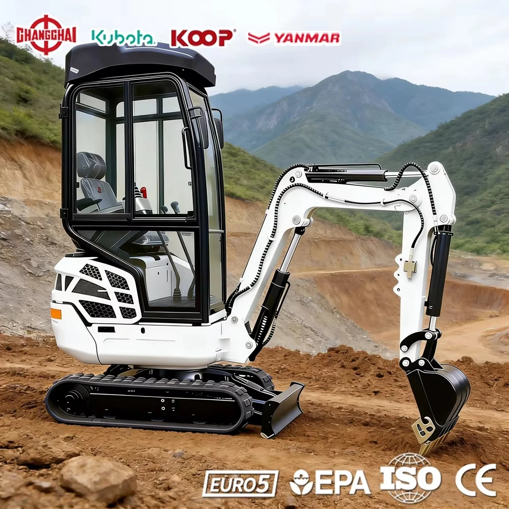 Mini Excavator For Construction 1.0Ton 1.2Ton 1.7Ton Kubota Hydraulic Crawler Backhoe Digger Farming Tool EPA Euro5
Mini Excavator For Construction 1.0Ton 1.2Ton 1.7Ton Kubota Hydraulic Crawler Backhoe Digger Farming Tool EPA Euro5
