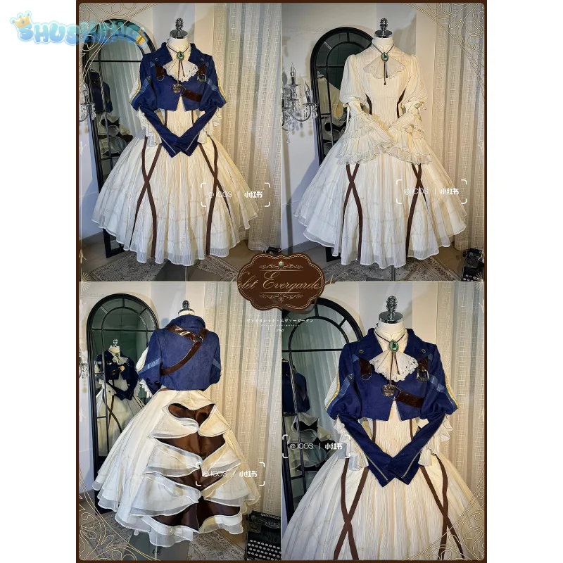 Violet Evergarden Cosplay Costume Anime Violet Evergarden High quality women gorgeous dress coat tie props Halloween uniform
Violet Evergarden Cosplay Costume Anime Violet Evergarden High quality women gorgeous dress coat tie props Halloween uniform