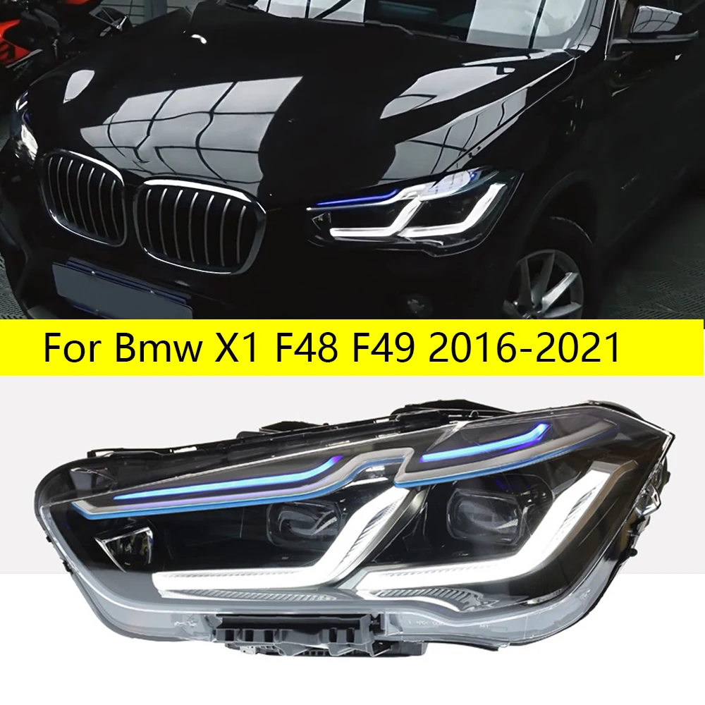 Передние фары автомобиля для BMW X1, светодиодные фары 2016-2021 F48, фара в сборе, F49 DRL, сигнальные огни, автомобильные аксессуары
Передние фары автомобиля для BMW X1, светодиодные фары 2016-2021 F48, фара в сборе, F49 DRL, сигнальные огни, автомобильные аксессуары